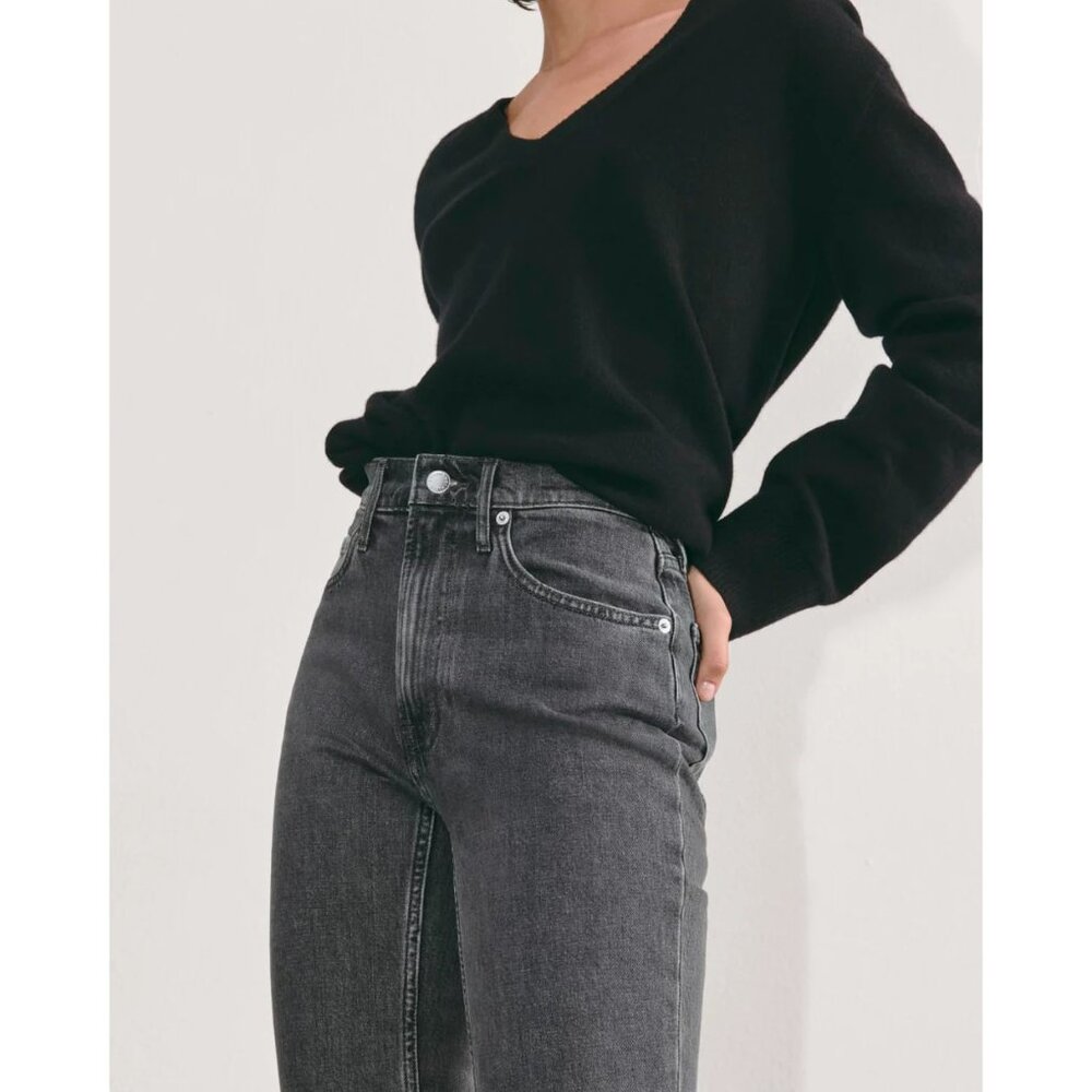 Everlane Women's Straight Leg Jeans - Gray - Picture 5 of 8